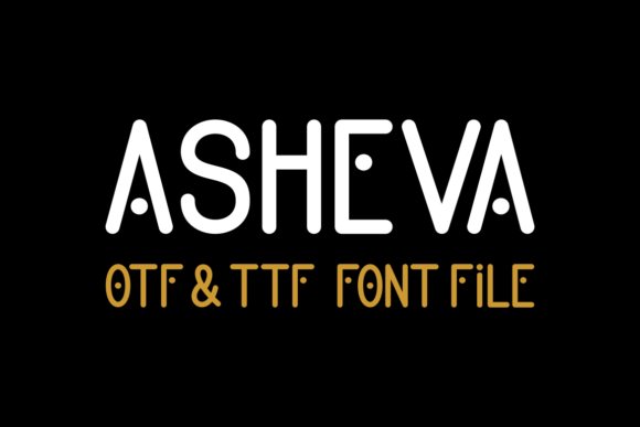 Asheva: The Bold Sans Serif Typeface for High-Impact Campaigns
