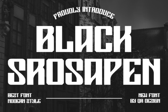 Black Srosapen: The Bold Typeface That Powers Real Campaigns