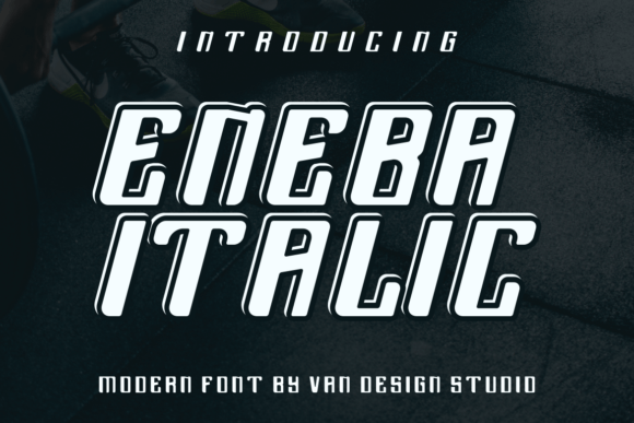 Bring Your Shop to Life with the Eneba Italic Typeface