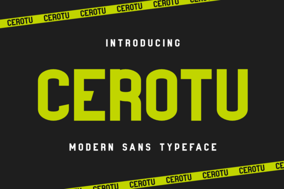 Cerotu: The Modern Sans Serif Typeface for Impactful Web Design