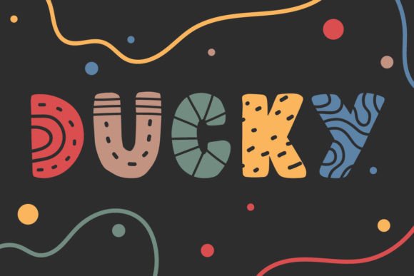 Ducky Font Review: A Cute Decorative Typeface for Playful Branding