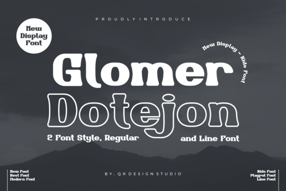 Glomer Dotejon: The Bold Serif Font for Professional Branding