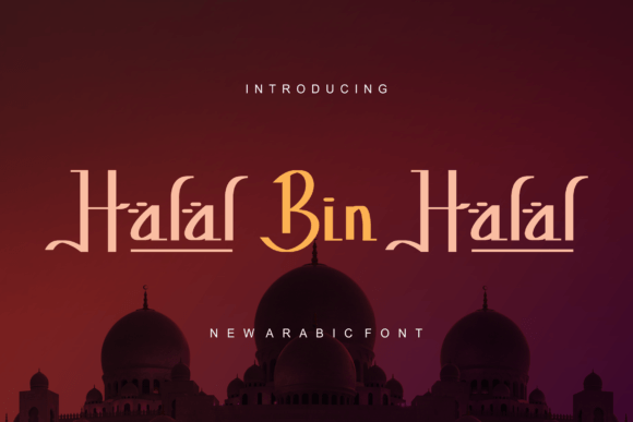 Halalbinhalal: A Bold Serif Font for Authentic Branding