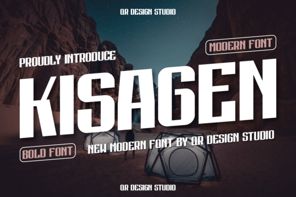 Kisagen: The Bold Sans Serif Font for Handmade Branding
