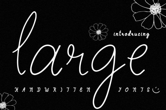 Large: The Perfect Handwritten Font for Your Next Craft Project