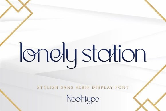 Lonely Station: The Modern Display Font for Digital Experiences