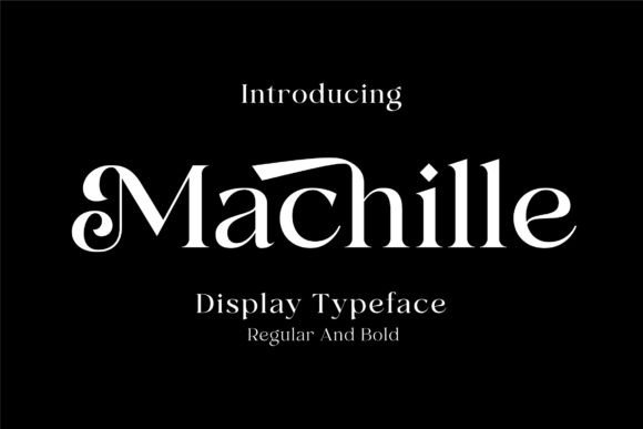 Machille: The Elegant Serif Typeface for Handmade Branding