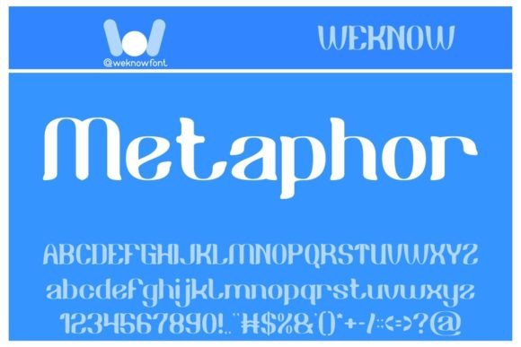 Metaphor: A Serif Display Font for Editorial Storytelling