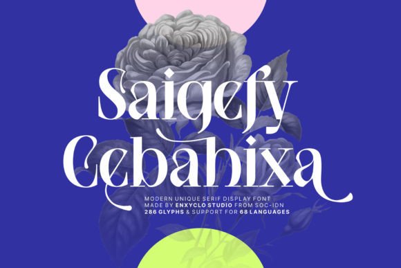 Ncl Saigefy Cebahixa: The Modern Serif Font for Strong Brand Identity