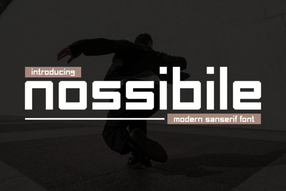 Nossibile: The Bold Sans Serif Font for Handmade Brands