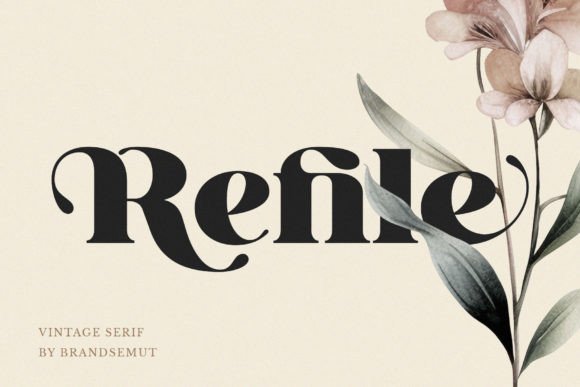 Refile: The Vintage-Modern Serif for Editorial Design