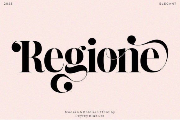 Regione Typeface Review: A Modern Serif for Elegant Branding