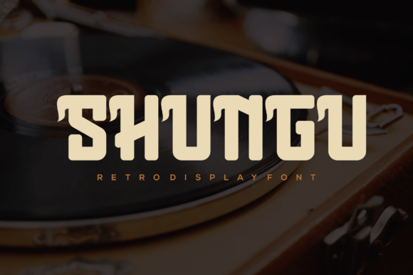 Shungu: A Bold Serif Typeface for Modern Editorial Design