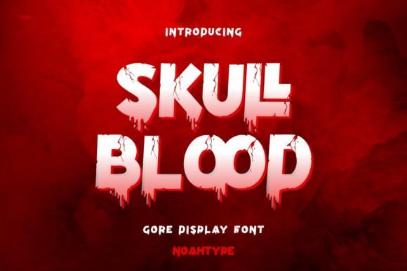 Skull Blood: The Horror Typeface That Elevates Campaign Visuals