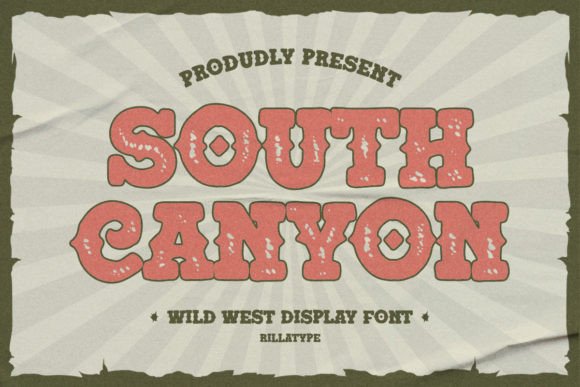 South Canyon: The Wild West Serif Font for Scroll-Stopping Campaigns