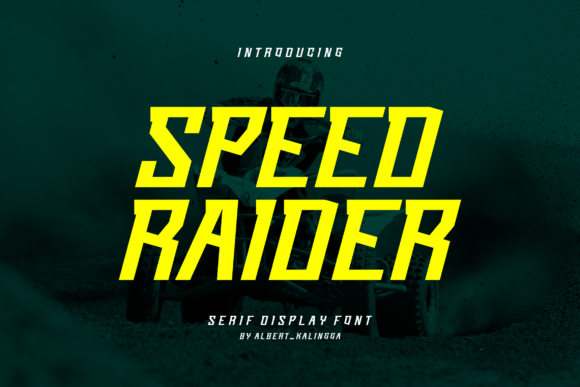 Speed Raider: The Bold Serif Typeface for High-Impact Web Design
