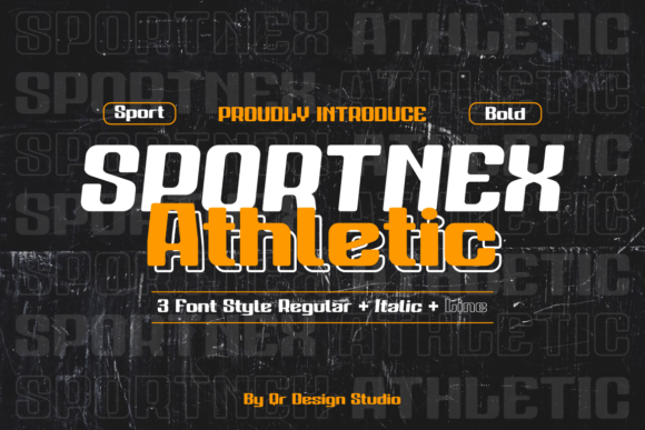 Sportnex Athletic: The Bold Typeface for Modern Brand Identity