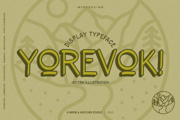 Yorevok: The Premium Display Font for Stronger Brand Identity